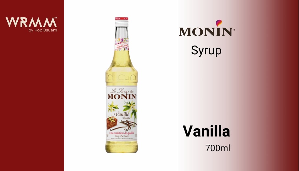 MONIN SYRUP VANILLA 700ML
